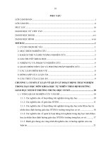 Quản lý hoạt Động trải nghiệm trong dạy học môn khoa học tự nhiên theo Định hướng giáo dục stem Ở các trường trung học cơ sở khu vực Đồng bằng sông cửu long removed