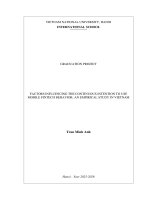 Factors Influencing The Continuous Intention To Use Mobile Fintech Behavior An Empirical Study In Vietnam.pdf