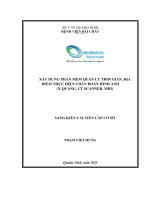 Xây dựng phần mềm quản lý thời gian, địa điểm thực hiện chẩn đoán hình ảnh (X-quang, CT Scanner, MRI) tại Bệnh viện Bãi Cháy