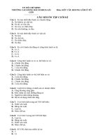 Câu hỏi ôn tập - Kết cấu khung gầm ô tô