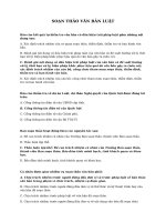 Trắc nghiệm Soạn thảo văn bản pháp luật Trường Đại học Trà Vinh 