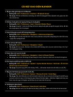 Cài Đặt giao diện blender b1