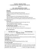 Giáo Án Đại số 9 sách kết nối tri thức cả năm