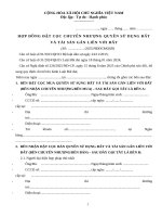 Hợp đồng đặt cọc chuyển nhượng - Điều khoản lợi cho Bên Mua