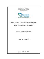 Nâng cao tỷ lệ tái khám của người bệnh hen phế quản tại Bệnh viện Bãi Cháy năm 2025