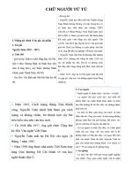 CHỮ NGƯỜI TỬ TÙ - VĂN 10 - KẾT NỐI TRI THỨC VỚI CUỘC SỐNG - TẬP MỘT