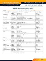 Bài tập thực hành tuần 1   cơ sở dữ liệu