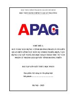 Kỹ năng tư vấn pháp luật. Sưu tầm/xây dựng 1 tình huống pháp lý có liên quan đến lĩnh vực dân sự (theo nghĩa hẹp)
