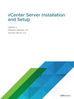 Vsphere vcenter server 703 installation guide