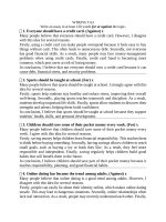 Đề cương Tiếng anh 3 Writing P2 Học viện Hành chính và Quản trị công