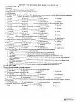 Ôn tập unit 1, 2 anh 11