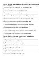 Bài tập viết lại câu lớp 10 chương trình mới