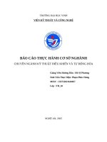 Thực thành Cơ Sở Ngành Thầy Phương