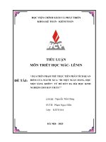 Dựa trên phạm trù thực tiễn phân tích quan Điểm của người xưa “Đi một ngày Đàng, học một sàng khôn”  từ Đó rút ra bài học kinh nghiệm cho bản thân