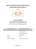 Đề tài bài toán hệ thống dây Điện