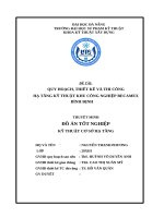 Quy hoạch, thiết kế và thi công hạ tầng kỹ thuật khu công nghiệp becamex bình Định