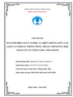 So sánh hiệu suất cơ học và biến chứng giữa các loại tay khoan trong phẫu thuật nhổ răng mọc lệch có cắt thân chia chân răng