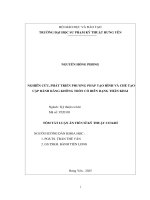 Nghiên cứu, phát triển phương pháp tạo hình và chế tạo cặp bánh răng không tròn có biên dạng thân khai