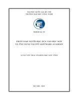 Luận Văn Phân Loại Người Học Dựa Vào Học Máy Và Ứng Dụng Tại Fpt Software Academy.pdf