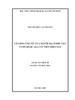 VĂN HÓA ỨNG XỬ CỦA NGƯỜI MẠ Ở KHU VỰC VƯỜN QUỐC GIA CÁT TIÊN HIỆN NAY