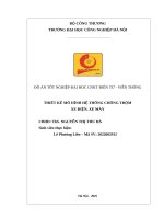 Thiết kế mô hình hệ thống chống trộm xe Điện, xe máy