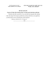 Chuyên Đề phát triển chương trình và tổ chức quá trình Đào tạo Đại học