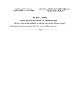 Chuyên Đề Giáo Dục Đại Học Thế Giới Và Việt Nam.pdf