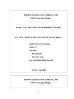 Xây dựng website bán giày nike sử dụng laravel