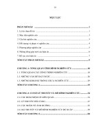 Nghiên cứu các nhân tố Ảnh hưởng Đến Ý Định khởi nghiệp Đổi mới sáng tạo của sinh viên các trường Đại học trên Địa bàn tphcm