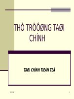 thị trường tài chính