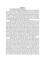 Tóm tắt tiếng việt phát triển du lịch sinh thái bền vững trên Địa bàn thành phố hà nội