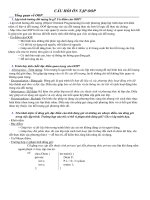 Câu hỏi Ôn Tập OOP