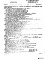 Đề thi cki 1 sử 12