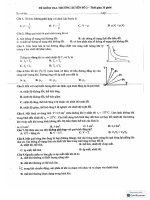 Bài ktra thường xuyên lí 12
