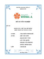 Thiết kế hệ thống điện thân xe trên toyota vios 2007