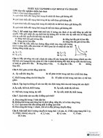 Bài tập Định luật boyle và chales lý 12
