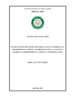 Ứng dụng sóng siêu Âm Để tổng hợp 4 acetyl 3 hydroxy 5 (4  chlorophenyl) 1 phenyl 3 pyrroline 2 one và 4 acetyl 3  hydroxy 5 (4 bromophenyl) 1 phenyl 3 pyrroline 2 one