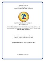 Thiết kế hoạt Động steam trong dạy học Đại lượng và Đo Đại lượng nhằm nâng cao năng lực giải quyết vấn Đề toán học cho học sinh lớp 5