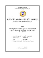 Xây dựng website quản lý cho thuê nhà trọ sinh viên tại thành phố Đà nẵng