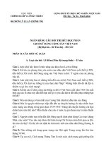 30 câu hỏi tự luận lsđ hệ Đại trà gửi sv