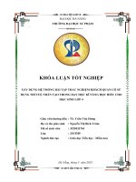 Xây dựng hệ thống bài tập trắc nghiệm khách quan có sử dụng trí tuệ nhân tạo trong dạy học kĩ năng Đọc hiểu cho học sinh lớp 4