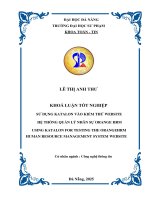 Sử dụng katalon vào kiểm thử website hệ thống quản lý nhân sự orange hrm using katalon for testing the orangehrm human resource management system website