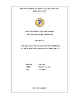 Ứng dụng Đặt Đồ Ăn trên nền tảng di Động và tích hợp cổng thanh toán trực tuyến