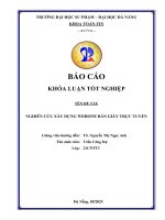 Nghiên cứu xây dựng website bán giày trực tuyến