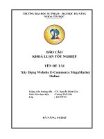 Xây dựng website e commerce megamarket online