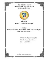 Xây dựng Ứng dụng xem phim trên di Động tích hợp chat bot