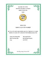 Xây dựng hệ thống quản lý bệnh Án và Đơn thuốc của bác sĩ và dược sĩ với nodejs, reactjs