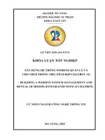 Xây dựng hệ thống website quản lý và cho thuê phòng trọ (tích hợp chatbot ai) building a website system management and rental of rooms (integrated with ai chatbot)