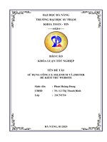 Sử dụng công cụ selenium và jmeter Để kiểm thử wedsite