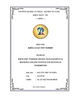 Kiểm thử website hotel management & booking online system với selenium webdriver